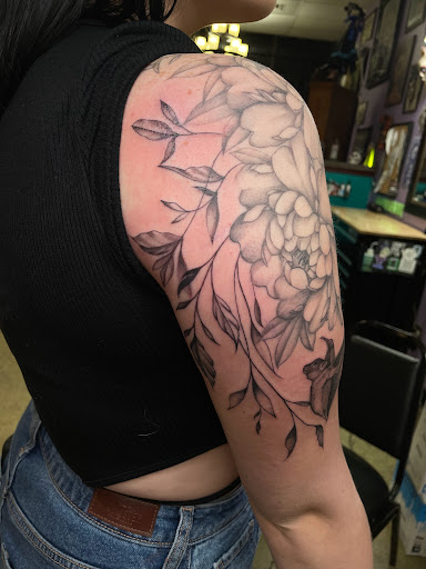 Explore mens collarbone tattoo ideas, creative tattoo ideas in Spring, available at Skin Stories Tat2