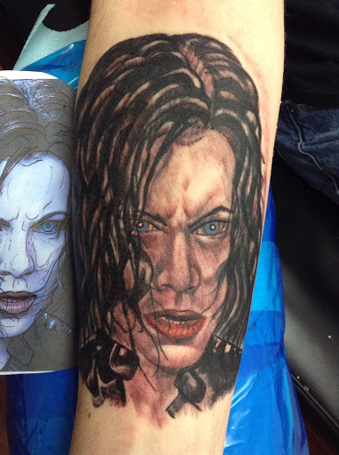 Explore horror tattoo ideas, creative tattoo ideas in Seymour, available at American Gypsy Tattoo Corp.