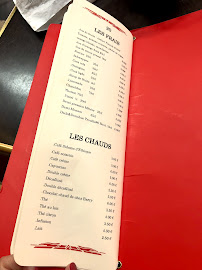 Le comptoir du Relais à Paris menu