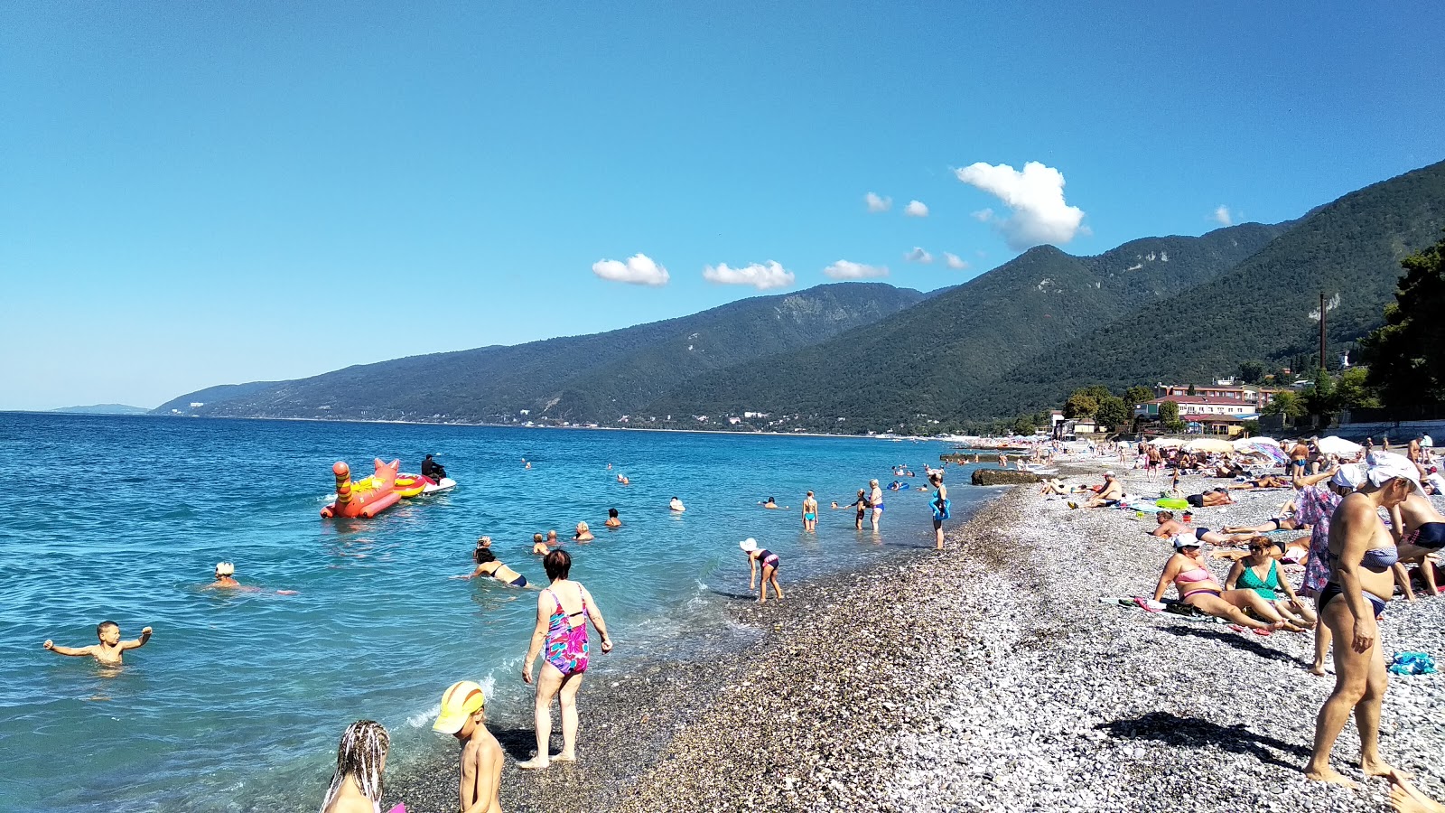 Gagra beach photo #9