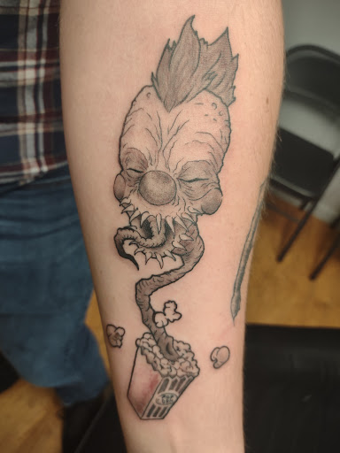 Explore big cover up tattoo ideas, creative tattoo ideas in Williamston, available at Inkd Tattoo Parlor