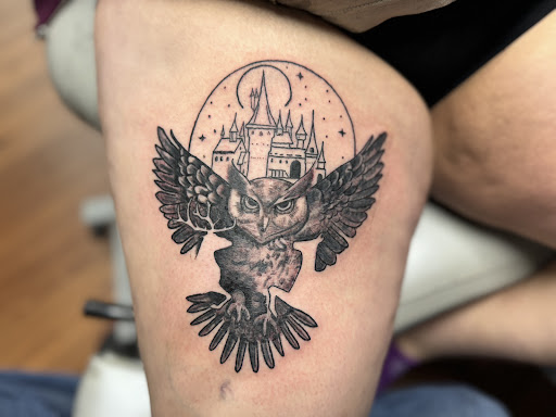 Explore buffy tattoo ideas, creative tattoo ideas in Etters, available at Twisted Mad Hatter tattoo