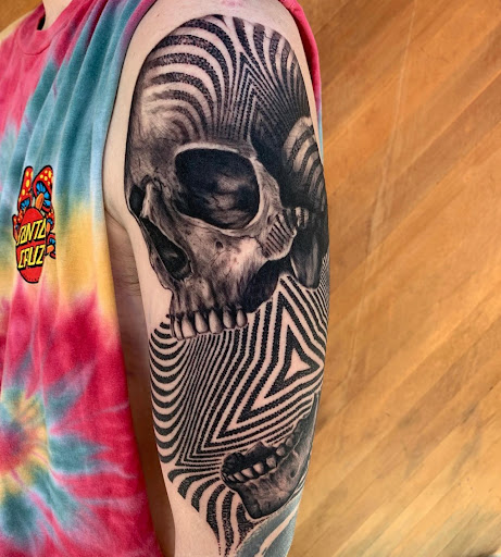 Explore tattoo sleeve ideas colour, creative tattoo ideas in Saint Petersburg, available at Buku Tattoo Studio