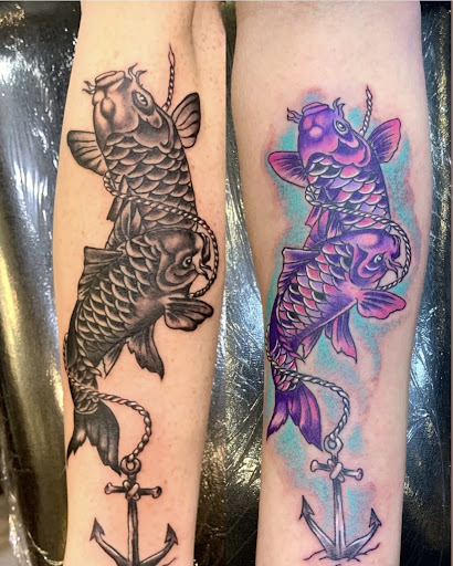 Explore tattoo ideas for black people, creative tattoo ideas in Hudson, available at St. Croix Ink Tattoo