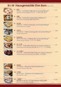 Carte du Tao China Bistro Dim Sum à Düsseldorf