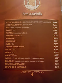 Menu / carte de Nassima D'agadir restaurant marocain à Beauvais