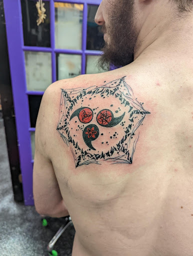 Explore hand tattoo drawing ideas, creative tattoo ideas in Slippery Rock, available at Dinky Dachshund Tattoo Parlor