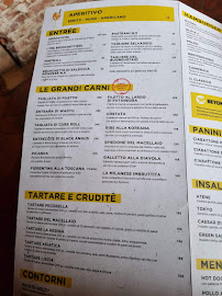 Menu / carte de Le Macellerie Seregno à Seregno