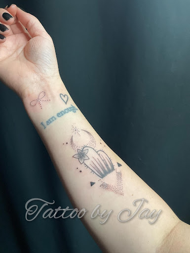 Explore upper back tattoo ideas for guys, creative tattoo ideas in San Tan Valley, available at Frontier Tattoo Company