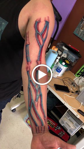 Explore jason voorhees tattoo ideas, creative tattoo ideas in San Diego, available at Wylde Sydes Tattoo & Body Piercing