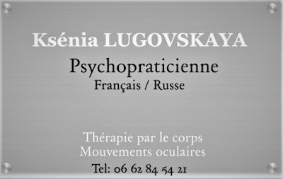 Ksénia Lugovskaya Русскоговорящий психотерапевт à Nice