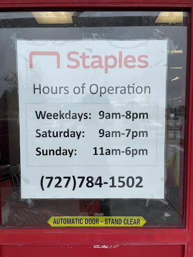 Office Supply Store «Staples», reviews and photos, 30190 US Hwy 19 N, Clearwater, FL 33761, USA