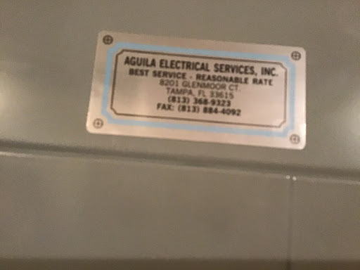 Electrician «Aguila Electrical Services Inc», reviews and photos, 5708 N 56th St, Tampa, FL 33610, USA