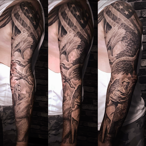 Explore pittsburgh tattoo ideas, creative tattoo ideas in Woodside, available at Fiction Tattoo Inc.