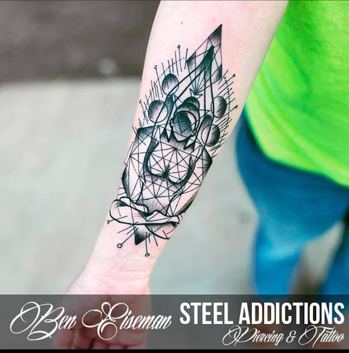 Explore tattoo ideas for a name, creative tattoo ideas in Toledo, available at Steel Addictions