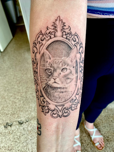 Explore thyroid tattoo ideas, creative tattoo ideas in Clarksville, available at Uncle Bobs Tattoos