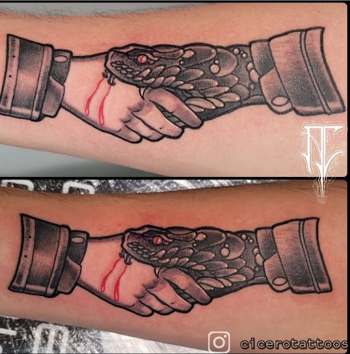 Explore inner biceps tattoo ideas, creative tattoo ideas in Schaumburg, available at Atmosphere Tattoo Gallery - Schaumburg