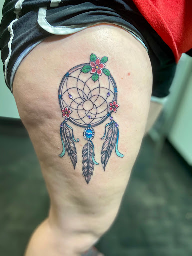 Explore ring tattoo cover up ideas, creative tattoo ideas in Meridian, available at Creative Pain Tattoo Studio