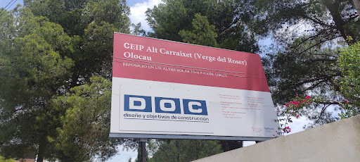 CEIP Alt Carraixet ( Vergé del Roser) Olocau, Institución educativa pública en Olocau,Valencia