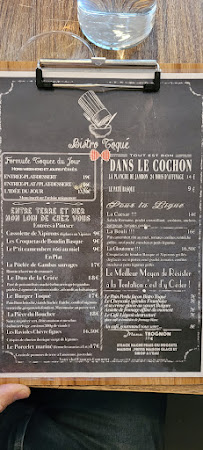 Restaurant Bistro Toqué Anglet à Anglet - menu / carte
