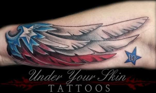 Explore jelly fish tattoo ideas, creative tattoo ideas in Green Cove Springs, available at Under Your Skin Tattoos