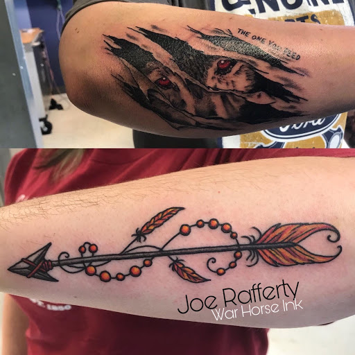 Explore bad bunny tattoos ideas, creative tattoo ideas in Kent, available at War Horse Ink