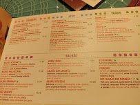 Temakinho à Milan menu