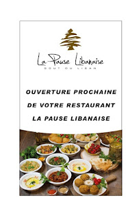 Restaurant libanais La Pause Libanaise à Paris (la carte)