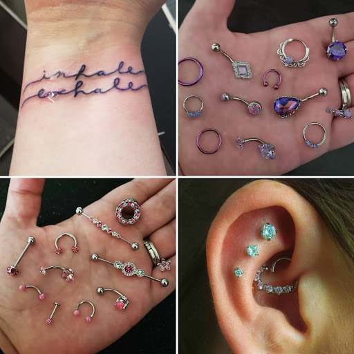 Explore mad hatter tattoo ideas, creative tattoo ideas in Elko, available at Custom Tattoos and Body Piercing Studio