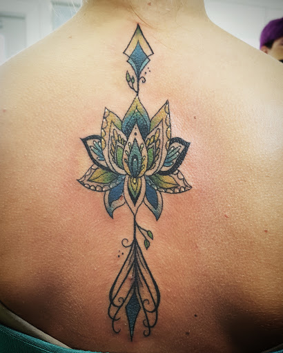 Explore tribal cross tattoo ideas, creative tattoo ideas in Three Rivers, available at Portfolio Ink, LLC