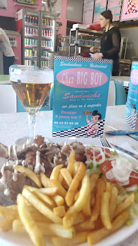 Plats et boissons du Restaurant de hamburgers Chez Big Boy à Le Pouliguen - n°7