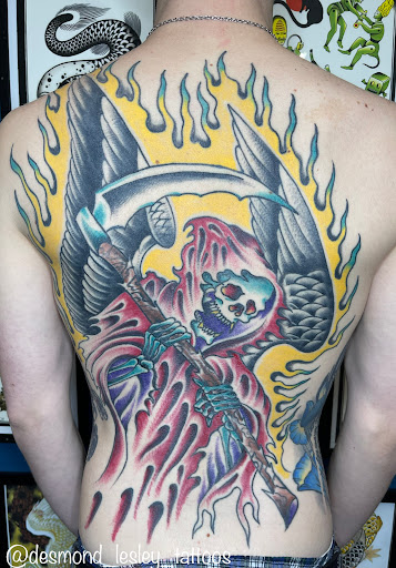 Explore scuba tattoo ideas, creative tattoo ideas in Columbia City, available at Rival Heart Tattoo