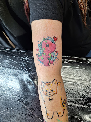 Explore badass neck tattoo ideas, creative tattoo ideas in Wabash, available at Filament Tattoo Co.