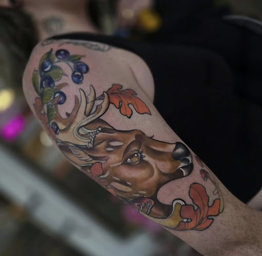 Explore outer space tattoo ideas, creative tattoo ideas in Valdosta, available at Acid Ink Tattoos