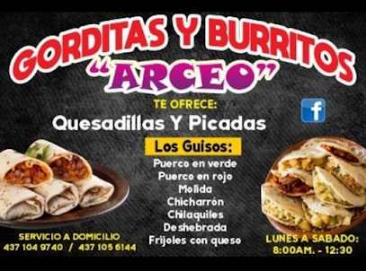 Loncheria: Gorditas y Burritos Arceo - Antonio Amaro 21, Alto, 99700 Tlaltenango de Sánchez Román, Zac., Mexico