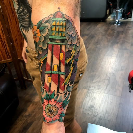 Explore grim reaper tattoo ideas, creative tattoo ideas in San Angelo, available at Good Vibes Only Tattoo Studio