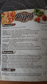 Euro pizza à Gagny menu