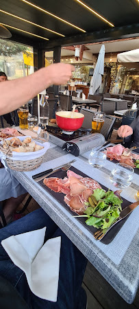 Raclette du Restaurant français Au Grenier à Huez - n°3