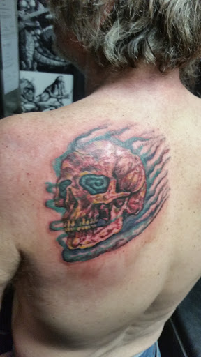 Explore goth tattoo ideas, creative tattoo ideas in Erie, available at EliKingInk