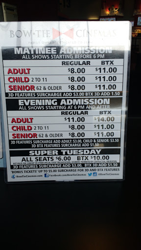 Movie Theater «Bow Tie Cinemas Marquis 16 & BTX Theater», reviews and photos, 100 Quarry Rd, Trumbull, CT 06611, USA