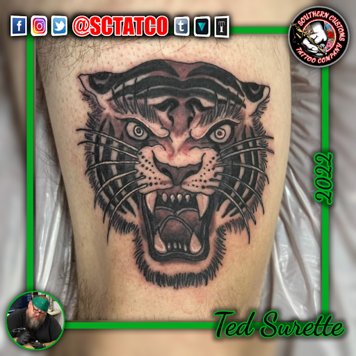 Find tattoo ideas with letters for your next unique tattoo in Fayetteville at Southern Customs Tattoo Company
