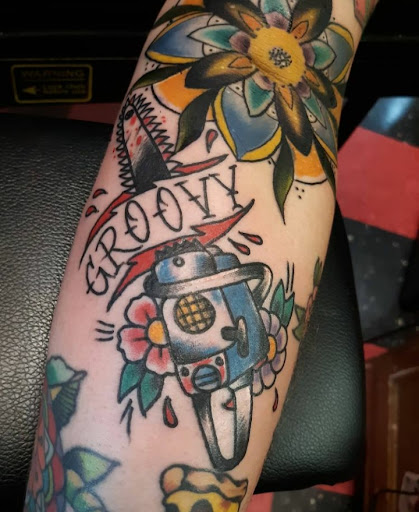 Explore skeleton hand tattoo ideas, creative tattoo ideas in Scranton, available at Southside Tattoo