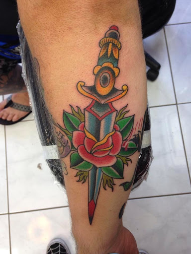 Explore polar bear tattoo ideas, creative tattoo ideas in Honolulu, available at Sacred Art Tattoo Waikiki