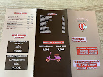 Menu / carte de Pizzeria Cappadocia à Romans d'Isonzo