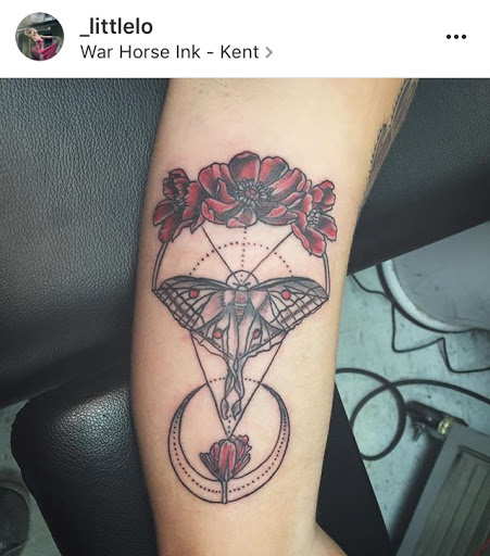 Explore family birthstone tattoo ideas, creative tattoo ideas in Kent, available at War Horse Ink