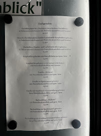 Gasthof Zum Tillenblick à Bad Neualbenreuth menu