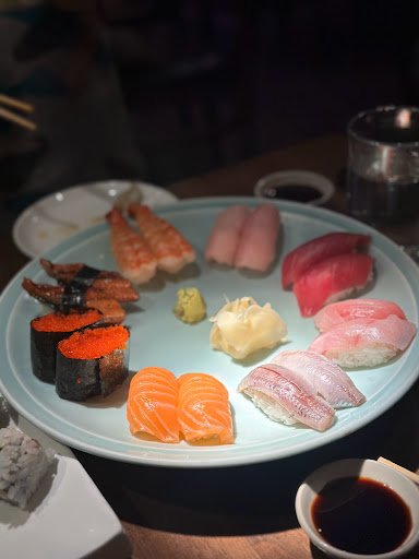 Sushi and sashimi for 2
