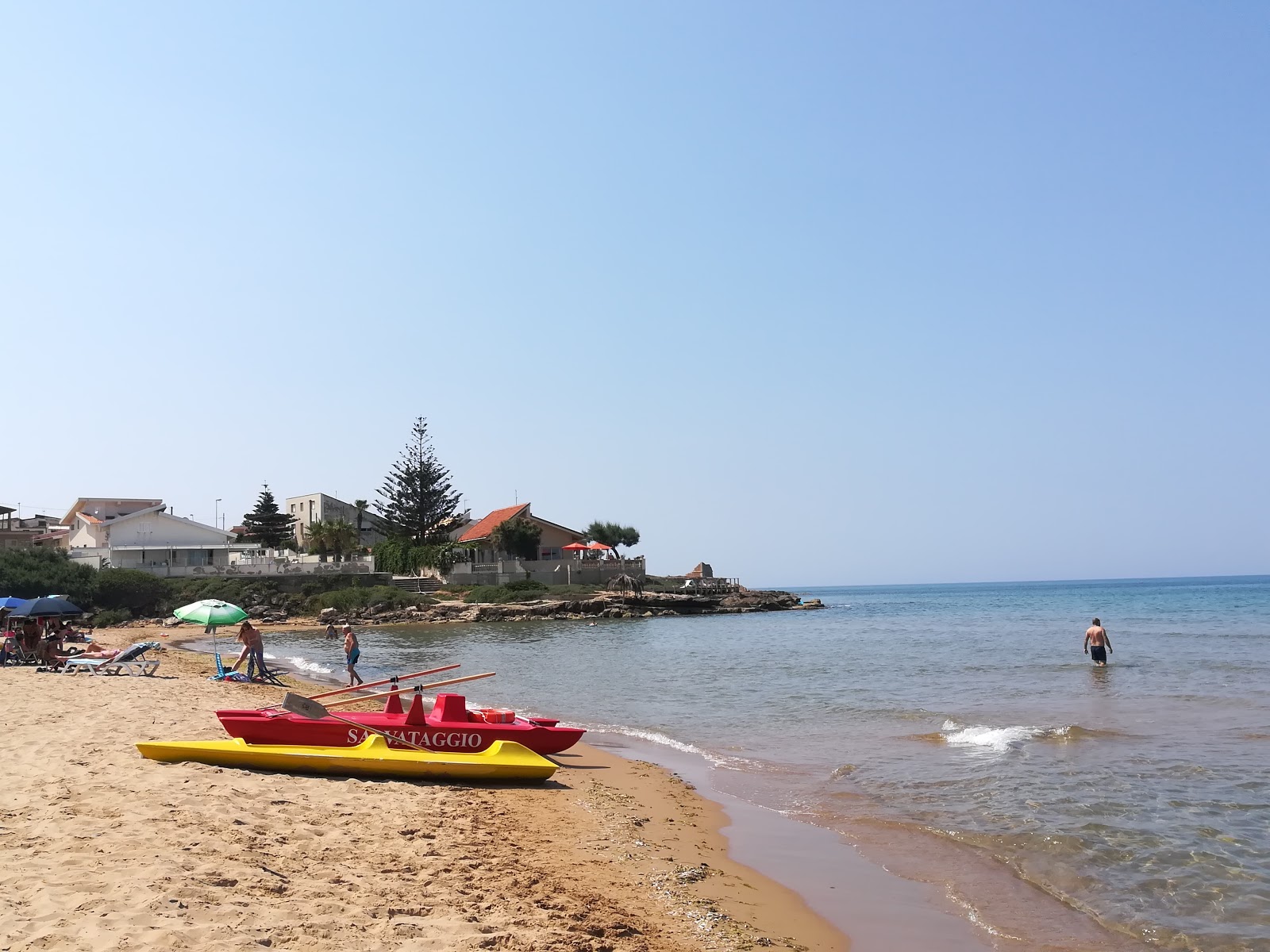 Foto de Spiaggia Torre di Mezzo com muito limpo nível de limpeza