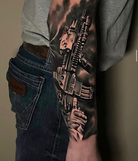 Explore lung tattoo ideas, creative tattoo ideas in Hollidaysburg, available at CREate Tattoo Studio