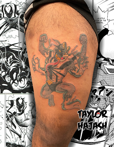 Explore simple witchy tattoo ideas, creative tattoo ideas in Palm Harbor, available at Angry Owl Tattoo and Piercing